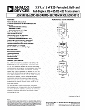 DataSheet ADM3491E pdf